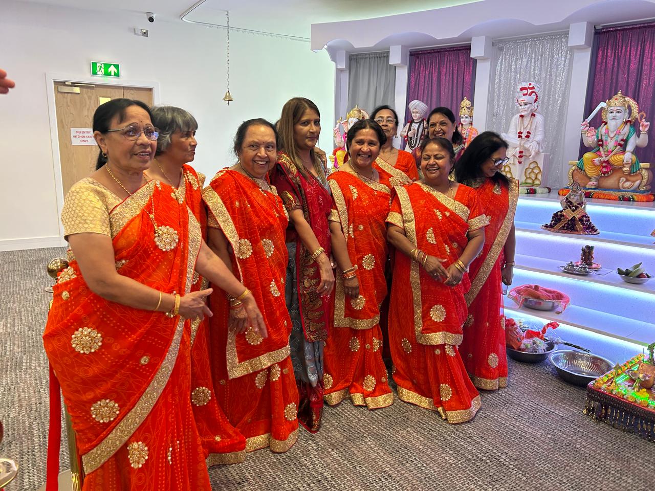 Celebration at the Mandir